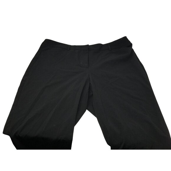 LANE BYRANT WOMENS SIZE 22 SHORT BLACK DRESS PANTS - Picture 2 of 5